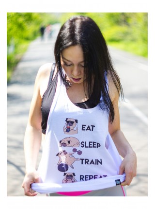 Майка Eat Sleep Train Repeat